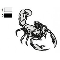 Scorpion Tattoo Embroidery Design 08